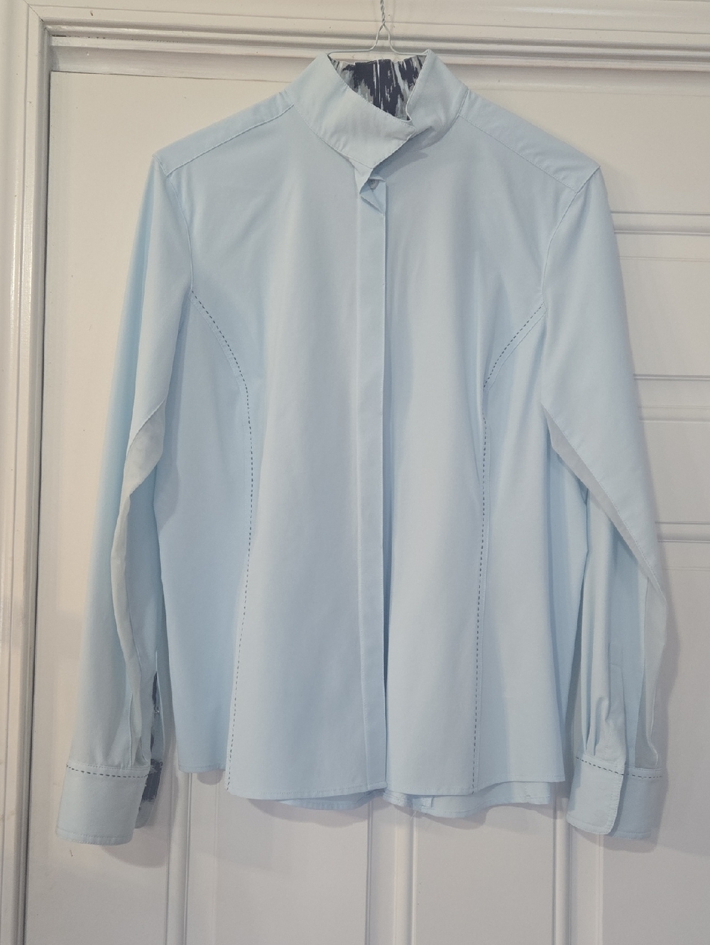Equestrian Show Shirt Light Blue Button-Up